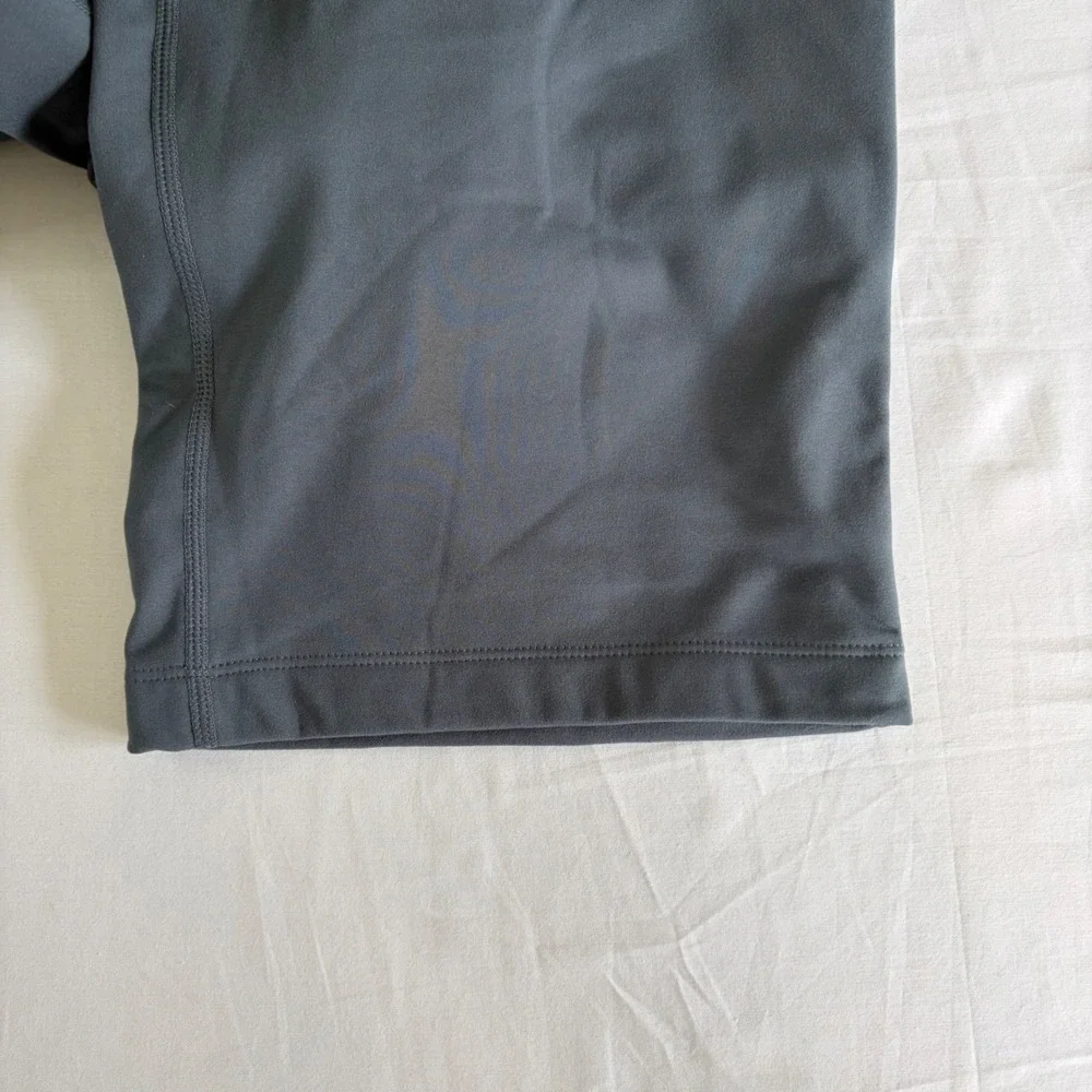 Mondetta High Rise Straight Leg Pants‎ Gray Recycled Polyester Spandex Medium
